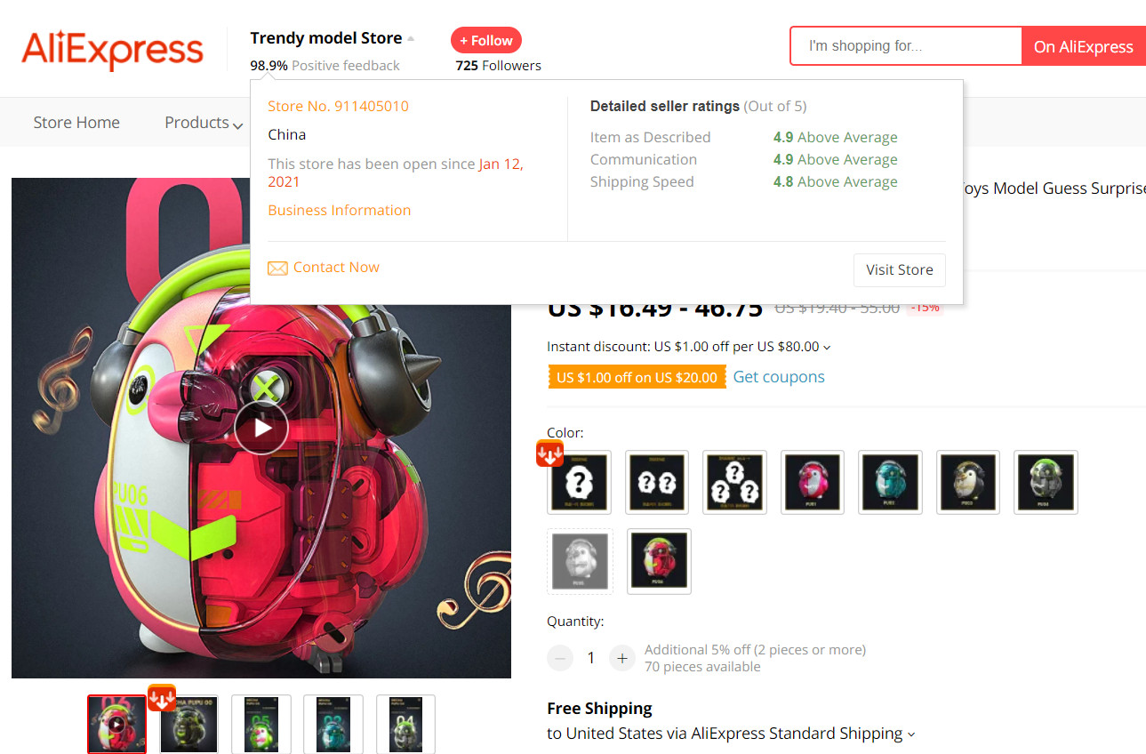 Dropshipping trên Aliexpress 